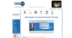 Desktop Screenshot of davidgreermusic.co.nz